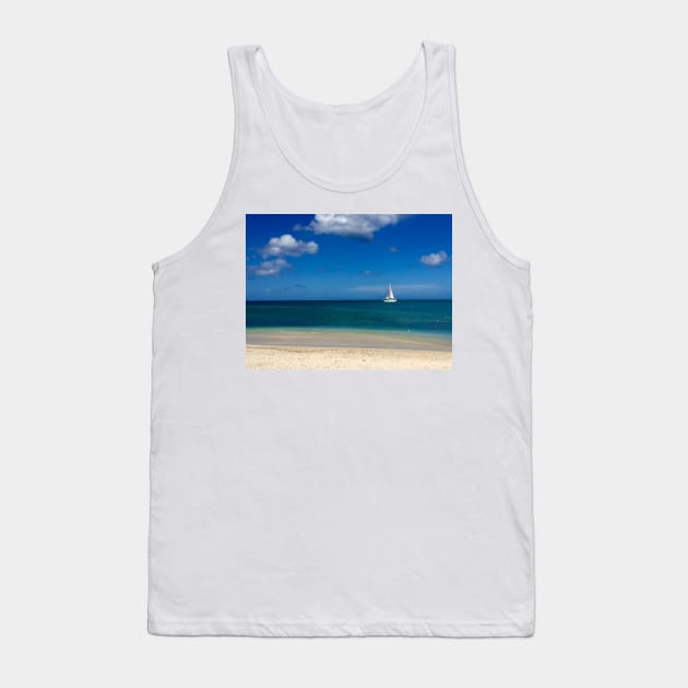 Sailboat in Antigua Tank Top by ephotocard